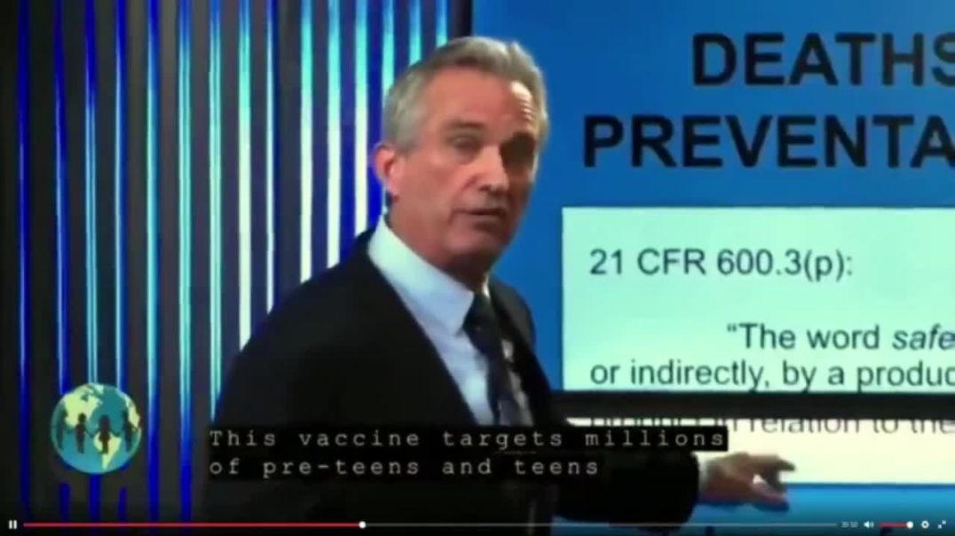 ⁣RFK Jr: The Gardasil HPV Vaccine — is 37 TIMES MORE LETHAL than the Cancer it Claims to Prevent