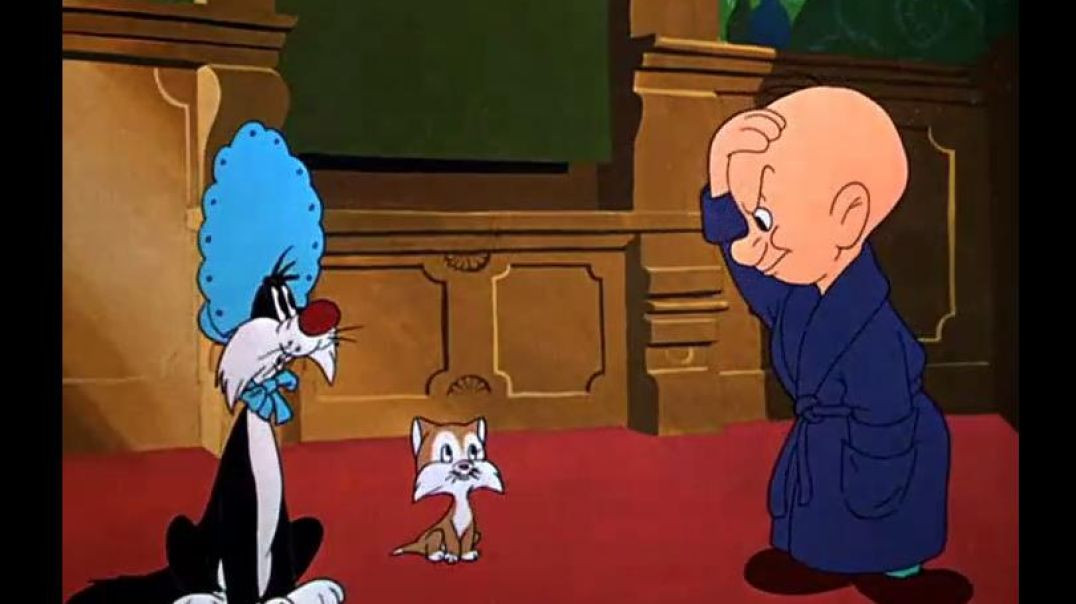 SYLVESTER AND ELMER FUDD in Kit for Cat