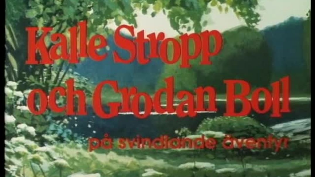 ⁣Tecknat Barn Svenska:Kalle Stropp och Grodan Boll på svindlande äventyr (1991) DVDRIPPEN (Svenska) H