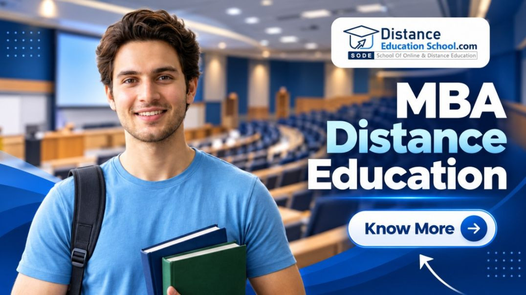 ⁣MBA Distance Education