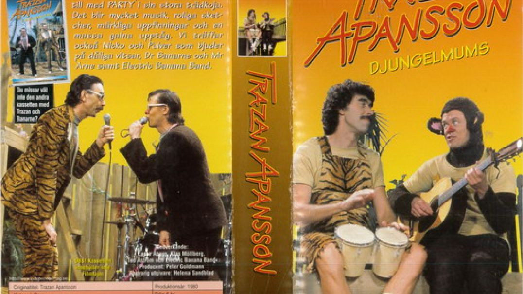 Tecknat Barn Svenska:Trazan och Banarne (1980 TV Serie) VHSRIPPEN (Svenska) Del 1 Av 8