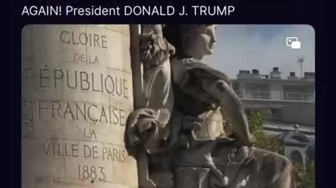 Donald Trump on Truth Social: France - Now and then. Make America Great Again!