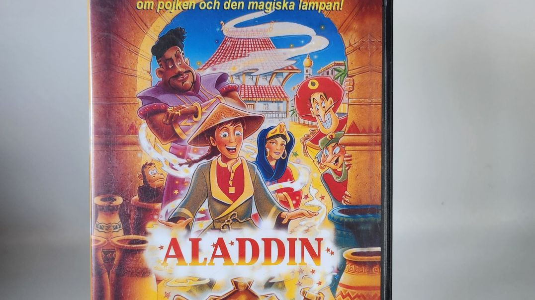 Tecknat Barn Svenska:Aladdin (1992 Wendros AB) VHSRIPPEN (Norska) Trailer